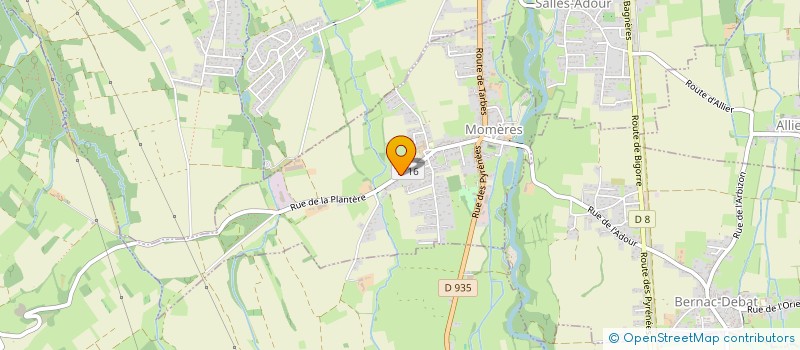 localisation de l'entreprise SCI BAMAPAN 2  MOMERES