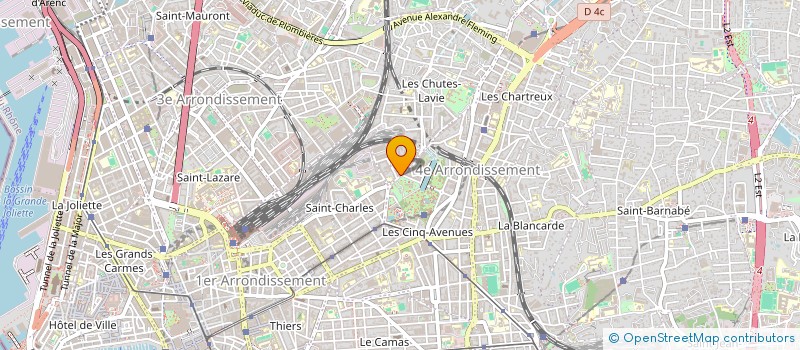 localisation de l'entreprise SCI BAMAR à MARSEILLE