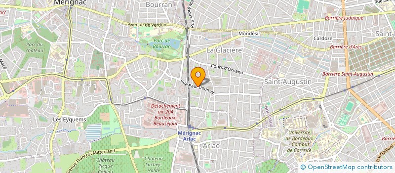 localisation de l'entreprise SCI BAMASO  MERIGNAC