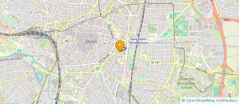 localisation de l'entreprise SCI BAMBI à DIJON