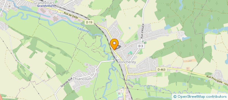 localisation de l'entreprise SCI BAMBOIS  JONCHEREY