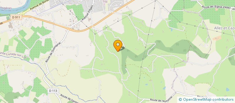 localisation de l'entreprise SCI BAMBOU  ALLEZ-ET-CAZENEUVE