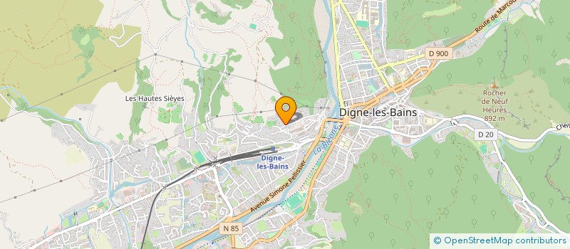 localisation de l'entreprise SCI BAMBOU à DIGNE-LES-BAINS