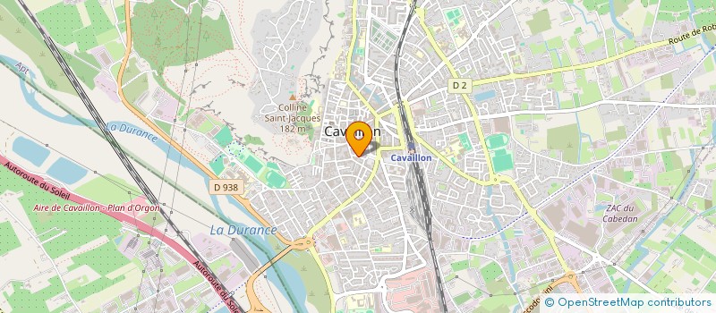 localisation de l'entreprise SCI BAMBOU  CAVAILLON