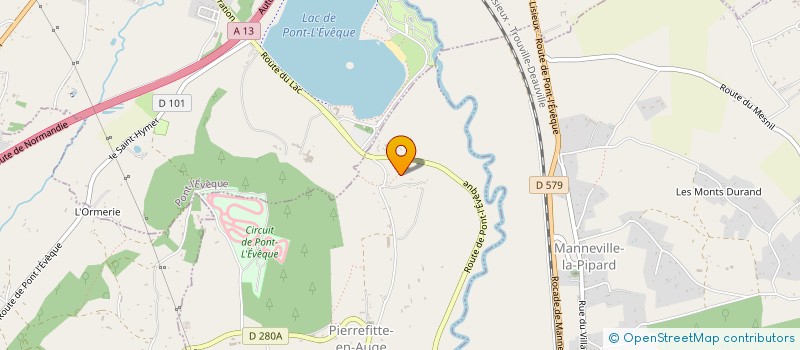 localisation de l'entreprise SCI BAMBOU  PIERREFITTE-EN-AUGE