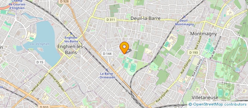 localisation de l'entreprise SCI BAMBOU DE JADE  DEUIL-LA-BARRE