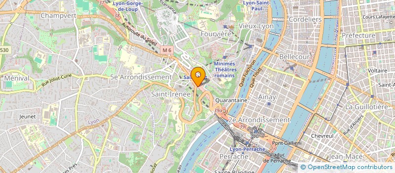 localisation de l'entreprise SCI BAMBOU NATURE  LYON 5EME