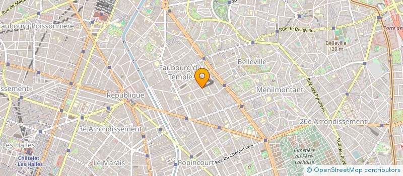 localisation de l'entreprise SCI BAMBOULOFT  PARIS