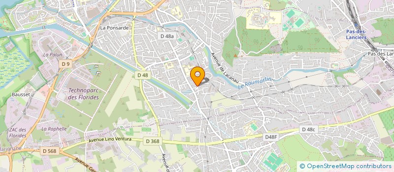 localisation de l'entreprise SCI BAMBOUS  MARIGNANE