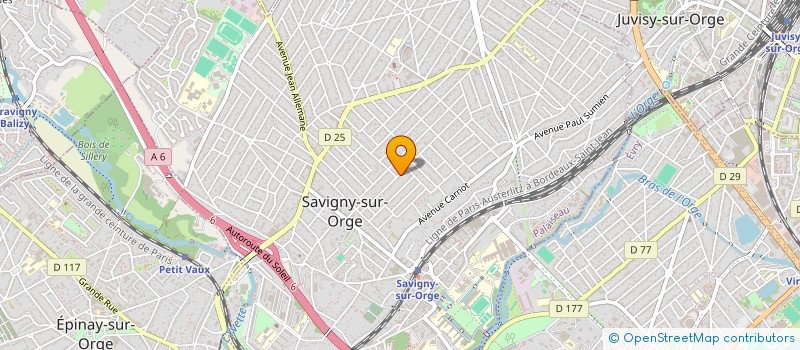 localisation de l'entreprise SCI BAMBOUZEN  SAVIGNY-SUR-ORGE