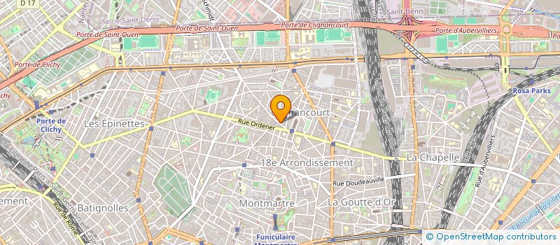 localisation de l'entreprise SCI BAMIN  ARCUEIL