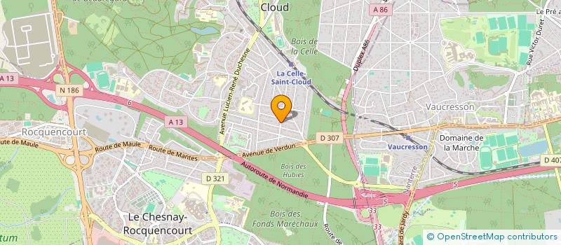 localisation de l'entreprise SCI BAMIYAN  LA CELLE-SAINT-CLOUD