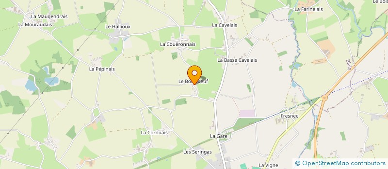 localisation de l'entreprise SCI BAMJ  BOUVRON