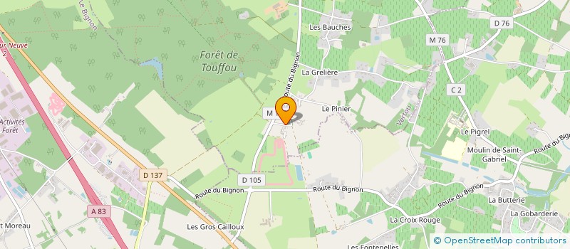 localisation de l'entreprise SCI BAMKS  VERTOU