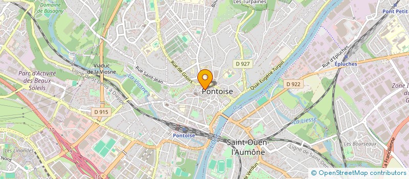 localisation de l'entreprise SCI BAMM  PONTOISE