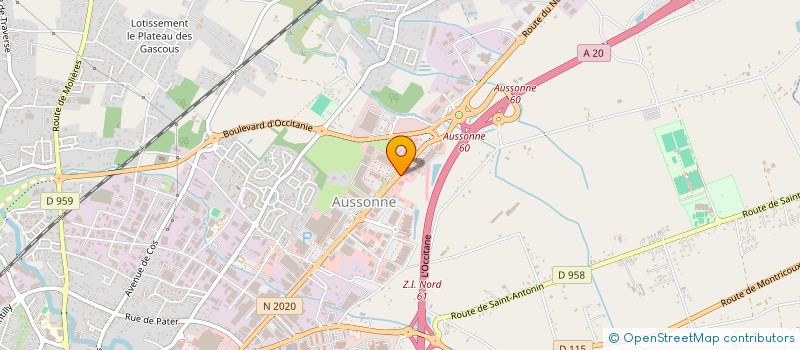 localisation de l'entreprise SCI BAMM  MONTAUBAN