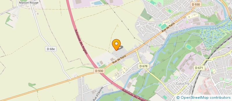 localisation de l'entreprise SCI BAMP à SAINT-QUENTIN