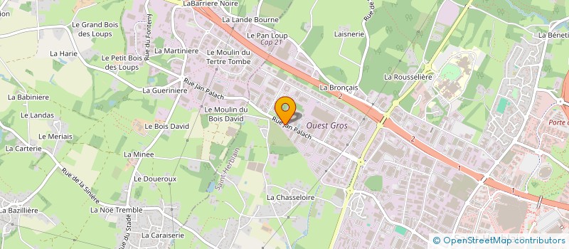 localisation de l'entreprise SCI BAMPO  SAINT-HERBLAIN