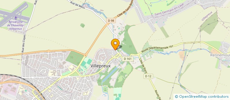 localisation de l'entreprise SCI BAMY BOOM  VILLEPREUX