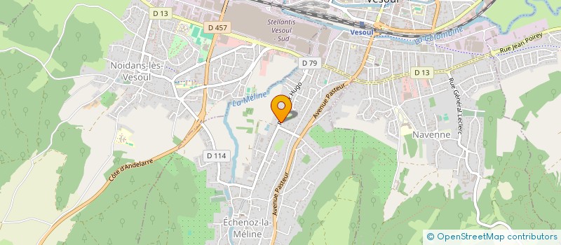 localisation de l'entreprise SCI BAN à ECHENOZ-LA-MELINE