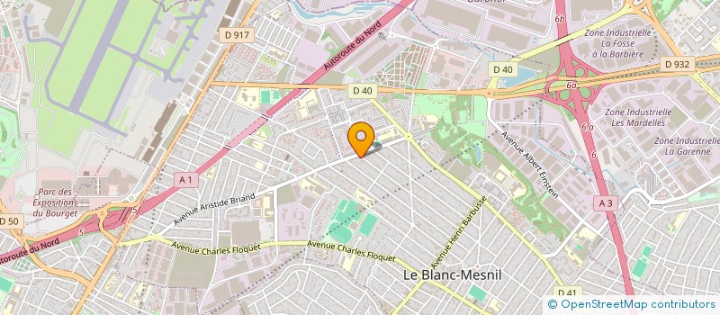 localisation de l'entreprise SCI BAN à LE BLANC-MESNIL