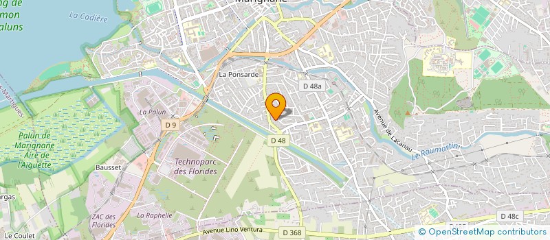 localisation de l'entreprise SCI BAN YOK  MARIGNANE