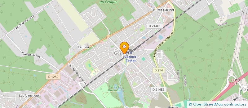 localisation de l'entreprise SCI BANANE  CESTAS