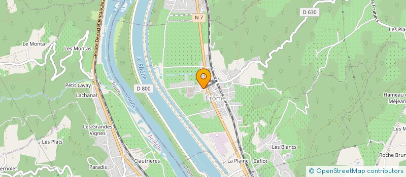 localisation de l'entreprise SCI BANASIK  TAIN L'HERMITAGE