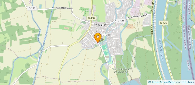 localisation de l'entreprise SCI BANCALIS II  GERSTHEIM