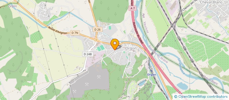 localisation de l'entreprise SCI BANCASSE à ORGON