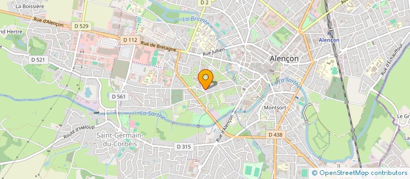 localisation de l'entreprise SCI BANCHETS à ALENCON