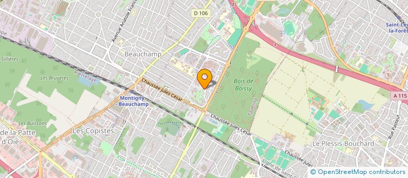 localisation de l'entreprise SCI BAND OF BROTHERS  TAVERNY