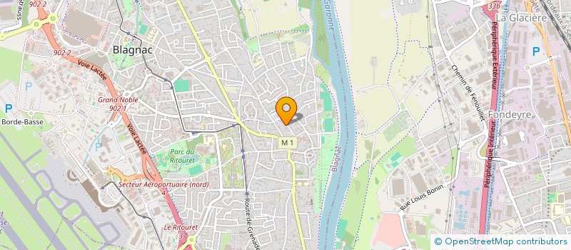 localisation de l'entreprise SCI BANDAY  BLAGNAC