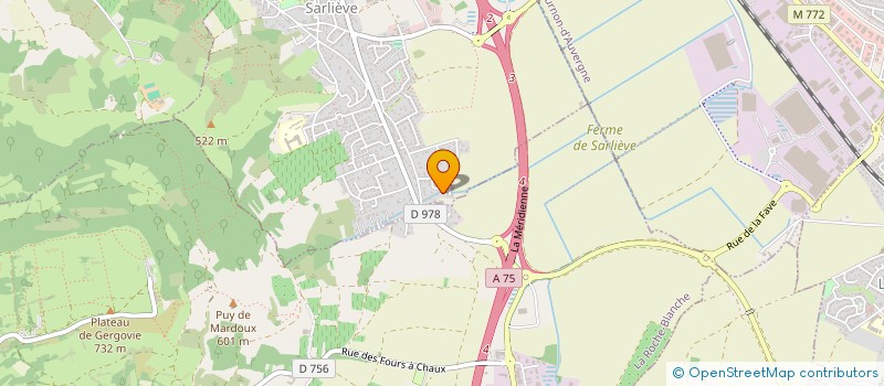 localisation de l'entreprise SCI BANDB 2  PERIGNAT-LES-SARLIEVE