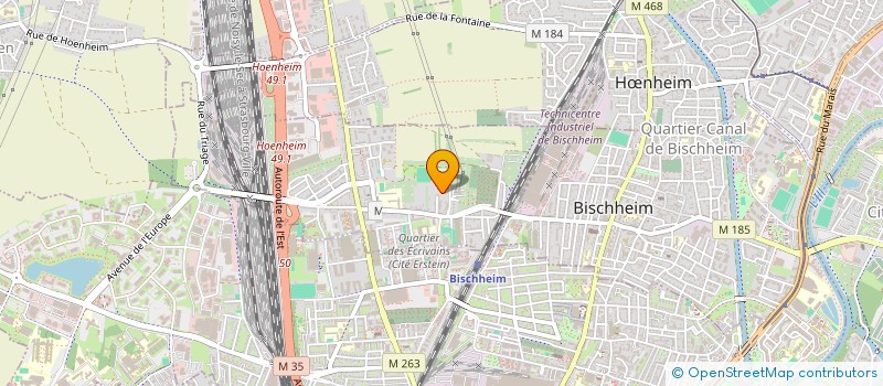 localisation de l'entreprise SCI BANDEL  BISCHHEIM