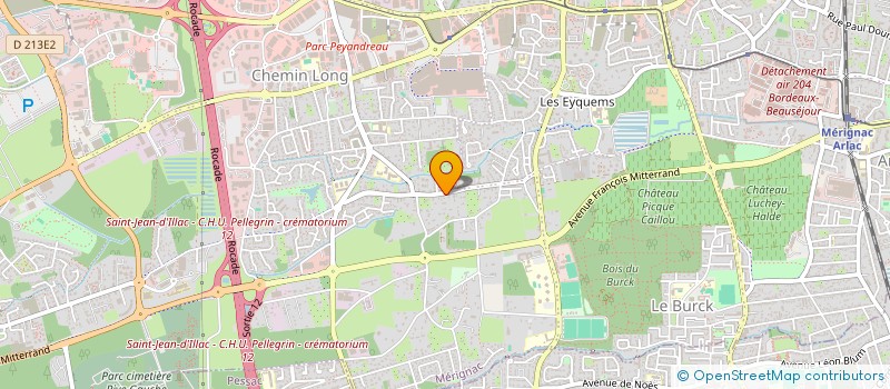 localisation de l'entreprise SCI BANDJO  MERIGNAC