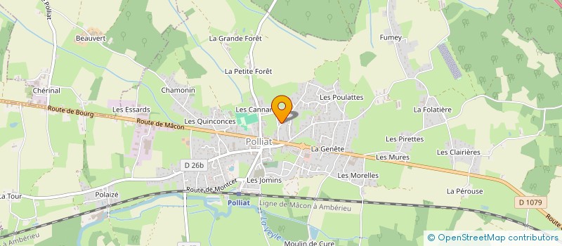 localisation de l'entreprise SCI BANDOLOU à POLLIAT
