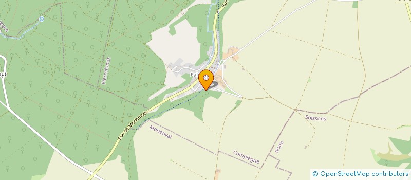 localisation de l'entreprise SCI BANDOUILLE  PIERREFONDS