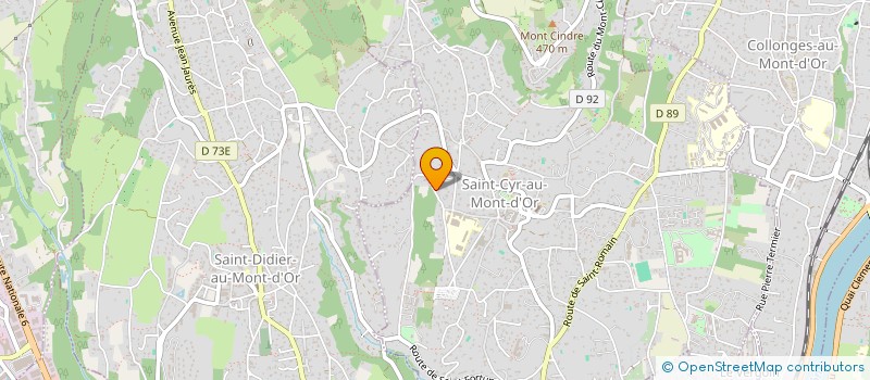 localisation de l'entreprise SCI BANEIT BC  SAINT-CYR-AU-MONT-D'OR