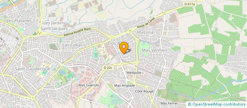 localisation de l'entreprise SCI BANERAS à PERPIGNAN
