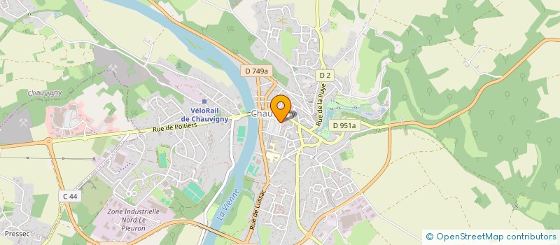 localisation de l'entreprise SCI BANFO  CHAUVIGNY