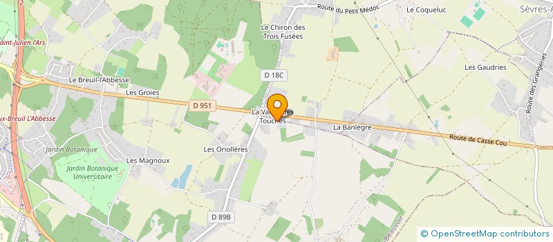 localisation de l'entreprise SCI BANGRE-FAVARD à MIGNALOUX-BEAUVOIR