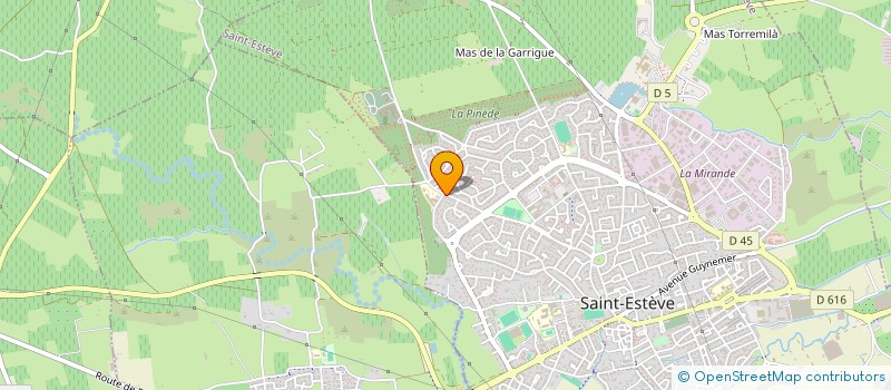 localisation de l'entreprise SCI BANGUI  SAINT-ESTEVE