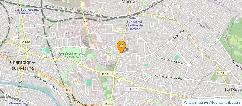 localisation de l'entreprise SCI BANGUI  CHAMPIGNY-SUR-MARNE