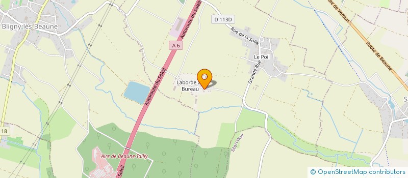 localisation de l'entreprise SCI BANIAN  MONTAGNY-LES-BEAUNE