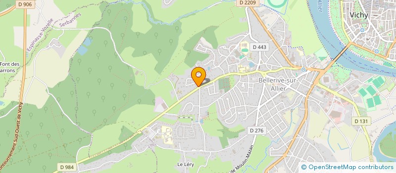 localisation de l'entreprise SCI BANILA-ANNA  BELLERIVE-SUR-ALLIER