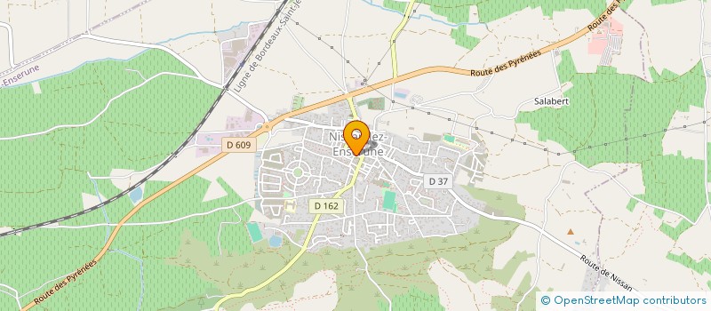 localisation de l'entreprise SCI BANON  NISSAN-LEZ-ENSERUNE