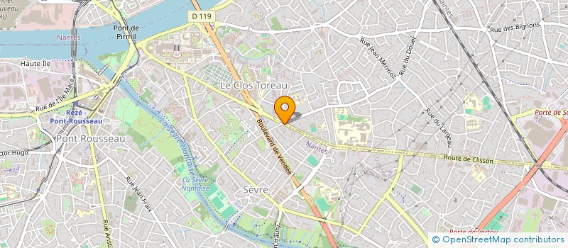 localisation de l'entreprise SCI BANOU à NANTES