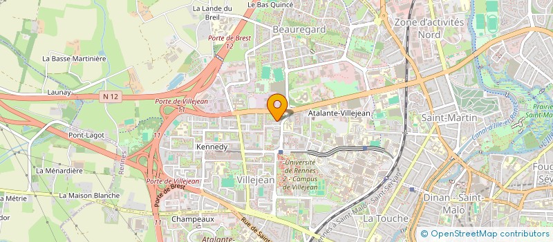 localisation de l'entreprise SCI BANSARD  RENNES