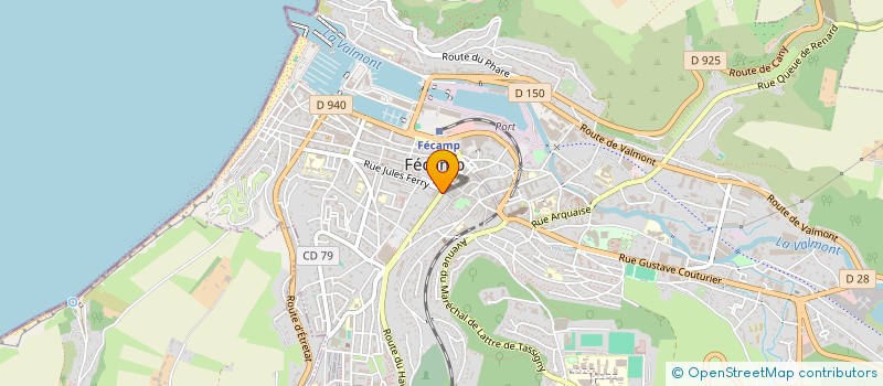 localisation de l'entreprise SCI BANSE  FECAMP